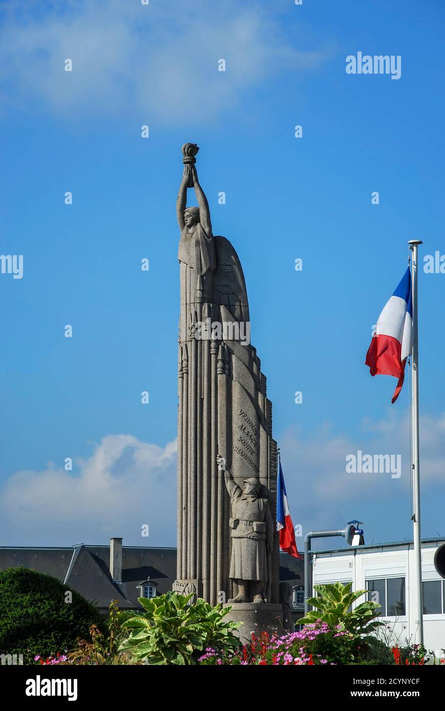 Denkmal für die Toten, Pont-à-Mousson, Meurthe-et-Moselle, Frankreich Stockfoto