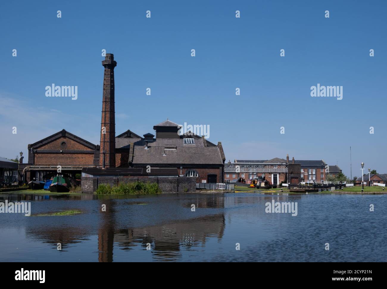 Das Bootsmuseum Ellesmere Port Cheshire im Juli 2020 Stockfoto