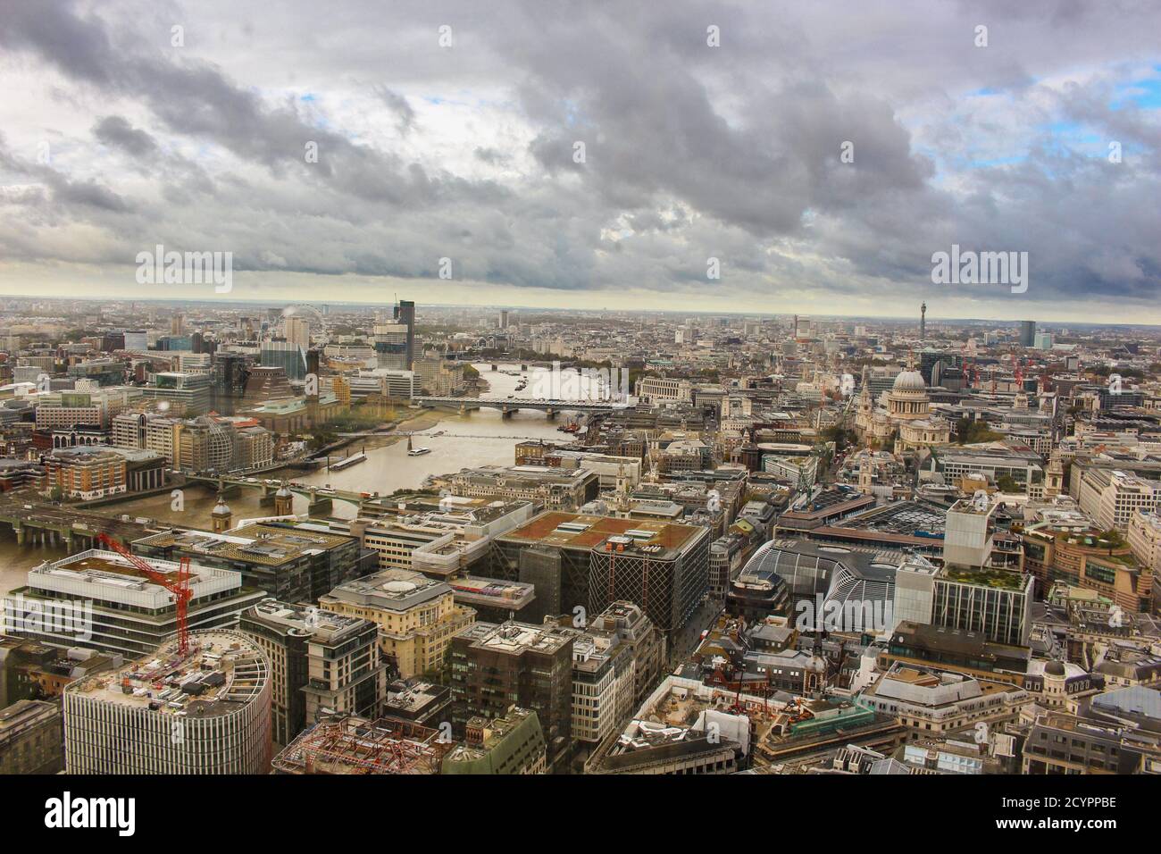 Blick auf den Sky Garden, London, Großbritannien Stockfoto