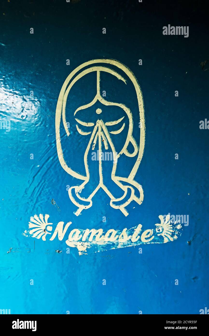 Namaste Greeting Stockfotos Und Bilder Kaufen Alamy