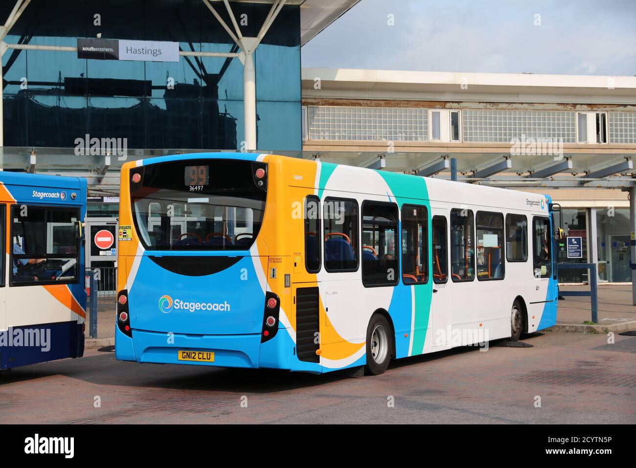 EIN STAGECOACH EINDECKBUS IN DER NEUEN LACKIERUNG 2020 BILD Stockfoto