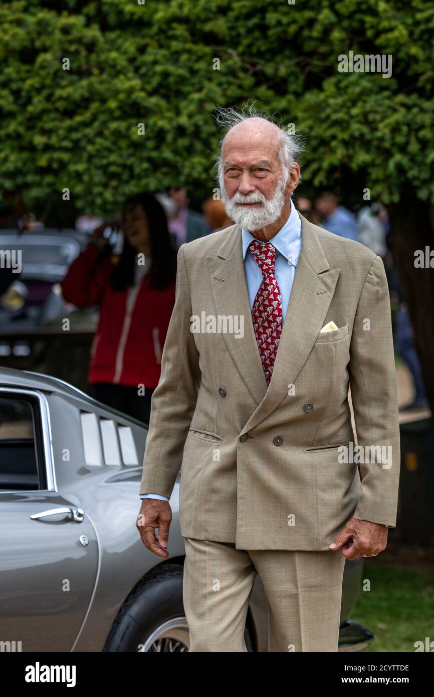 Concours Patron HRH Prinz Michael von Kent, Concours of Elegance 2020, Hampton Court Palace, London, Großbritannien Stockfoto