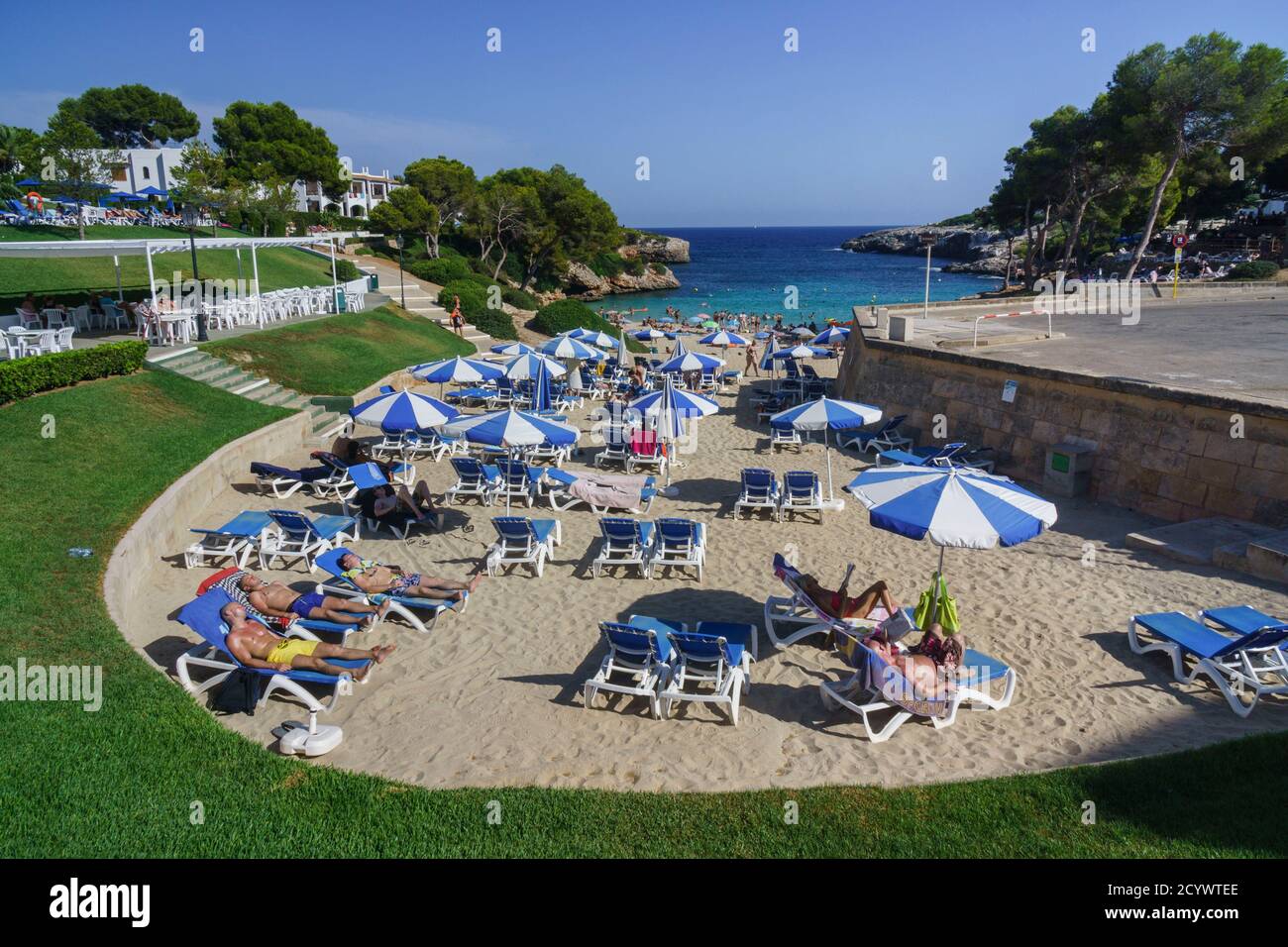 Cala Ferrera, Cala D´Or, municipio de Santanyi,islas baleares, Spanien Stockfoto