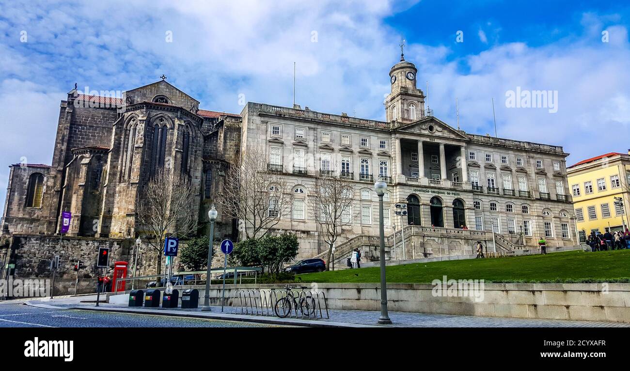 Der Palacio da Bolsa (Börsenpalast) in Porto, Portugal Stockfoto