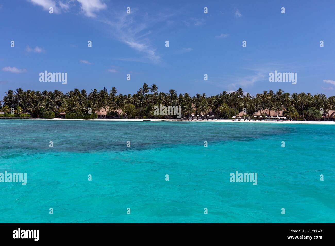 Como Maalifushi; Thaa Atoll; Malediven Stockfoto