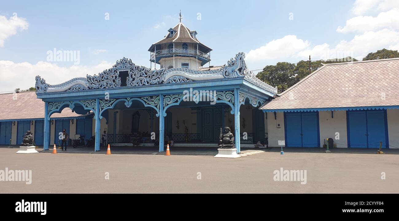 Surakarta, Zentraljava Indonesien - 01. Oktober 2020 : Keraton Surakarta ist das bekannteste Touristenziel in Surakarta Stockfoto