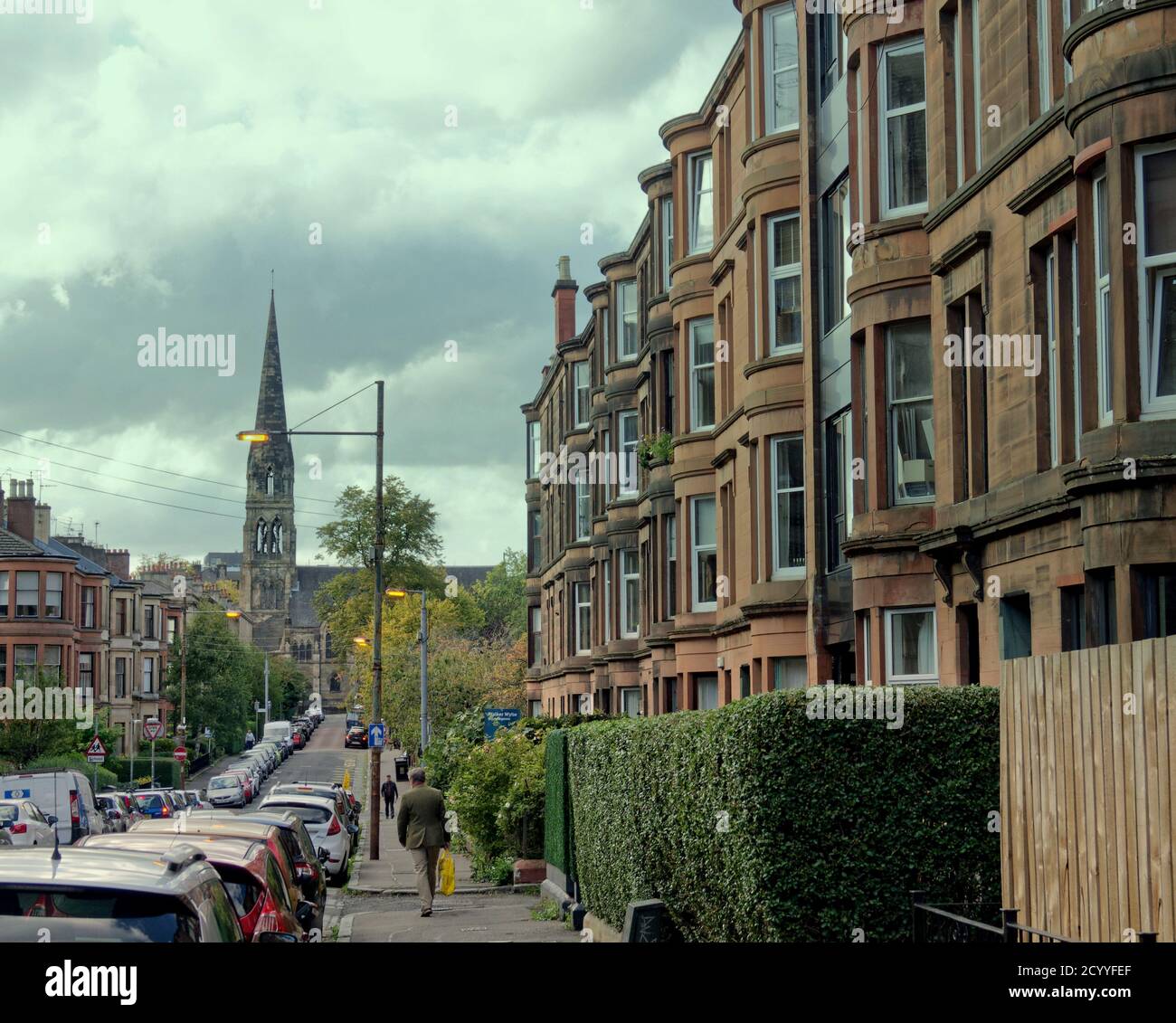 Glasgow, Schottland, UK,3. Oktober 2020: Havelock Street im trendigen westlichen Ende der Stadt. Quelle: Gerard Ferry/Alamy Live News Stockfoto