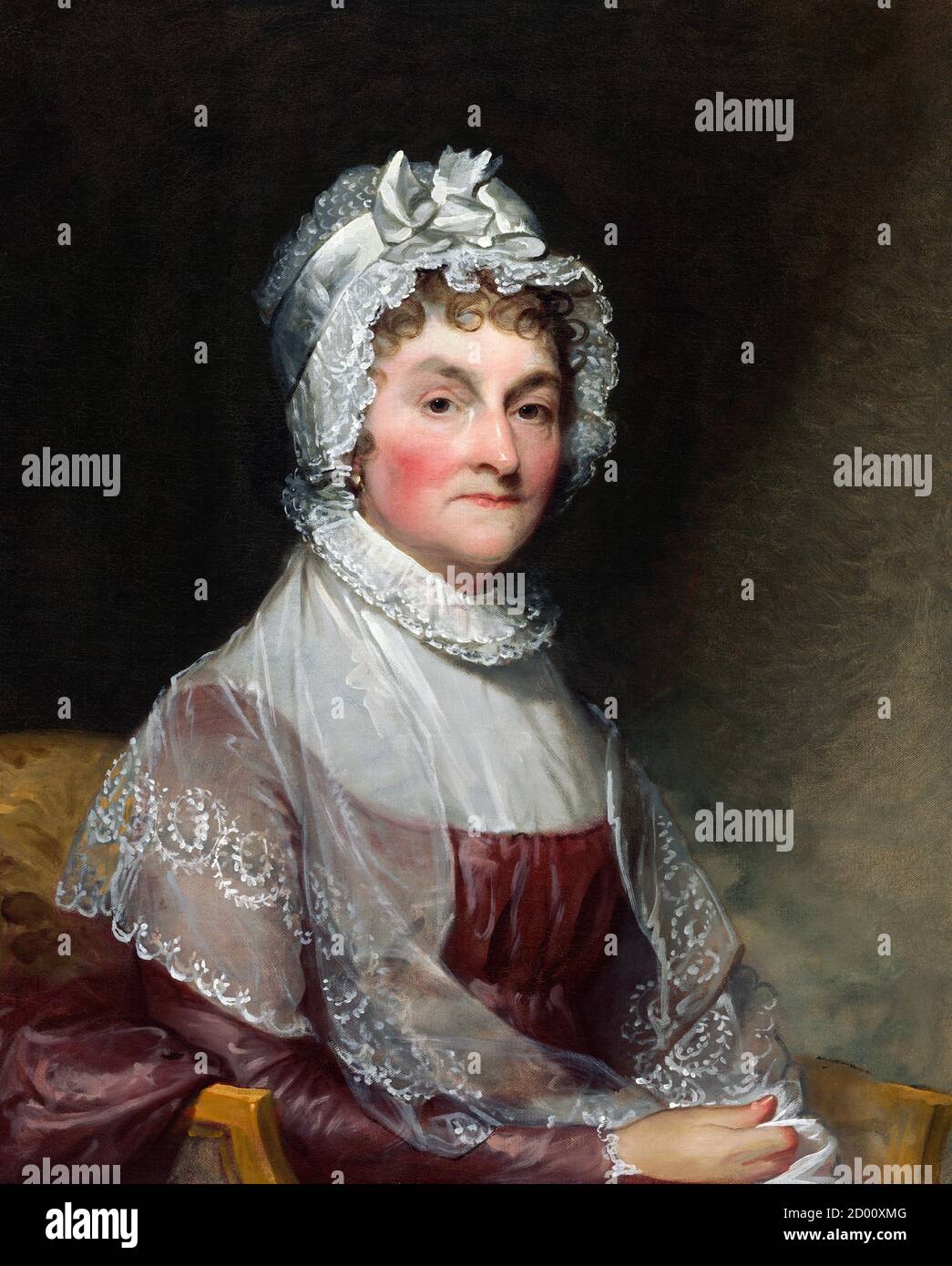 Abigail Adams (1744-1818), Porträtmalerei Stockfoto