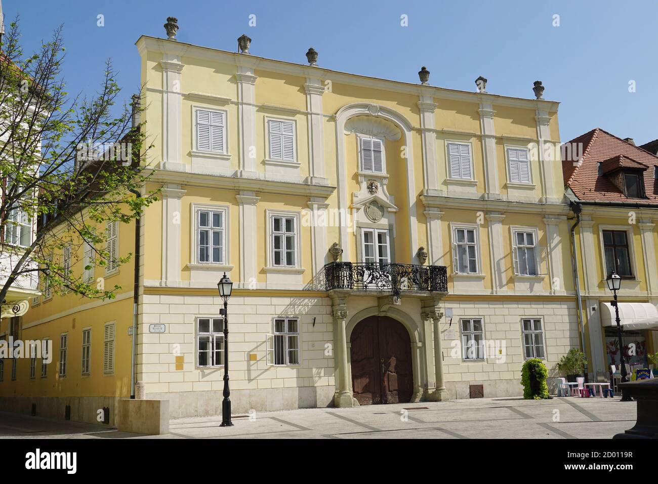 Ott House, Győr, Raab, Kreis Győr-Moson-Sopron, Ungarn, Magyarország, Europa Stockfoto