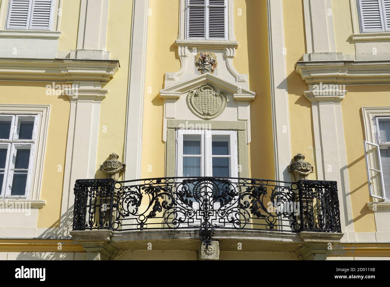 Ott House, Győr, Raab, Kreis Győr-Moson-Sopron, Ungarn, Magyarország, Europa Stockfoto