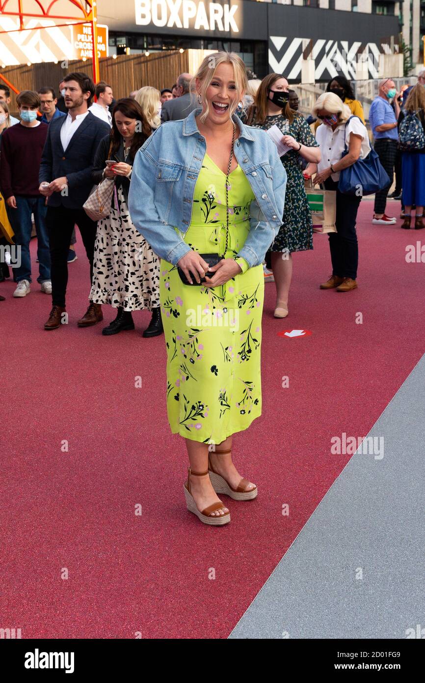 Presseabend für 'Sleepless' im Troubadour Theatre, Wembley - Arrivals mit: Amy Walsh wo: London, Großbritannien Wann: 01 Sep 2020 Credit: Mario Mitsis/WENN Stockfoto