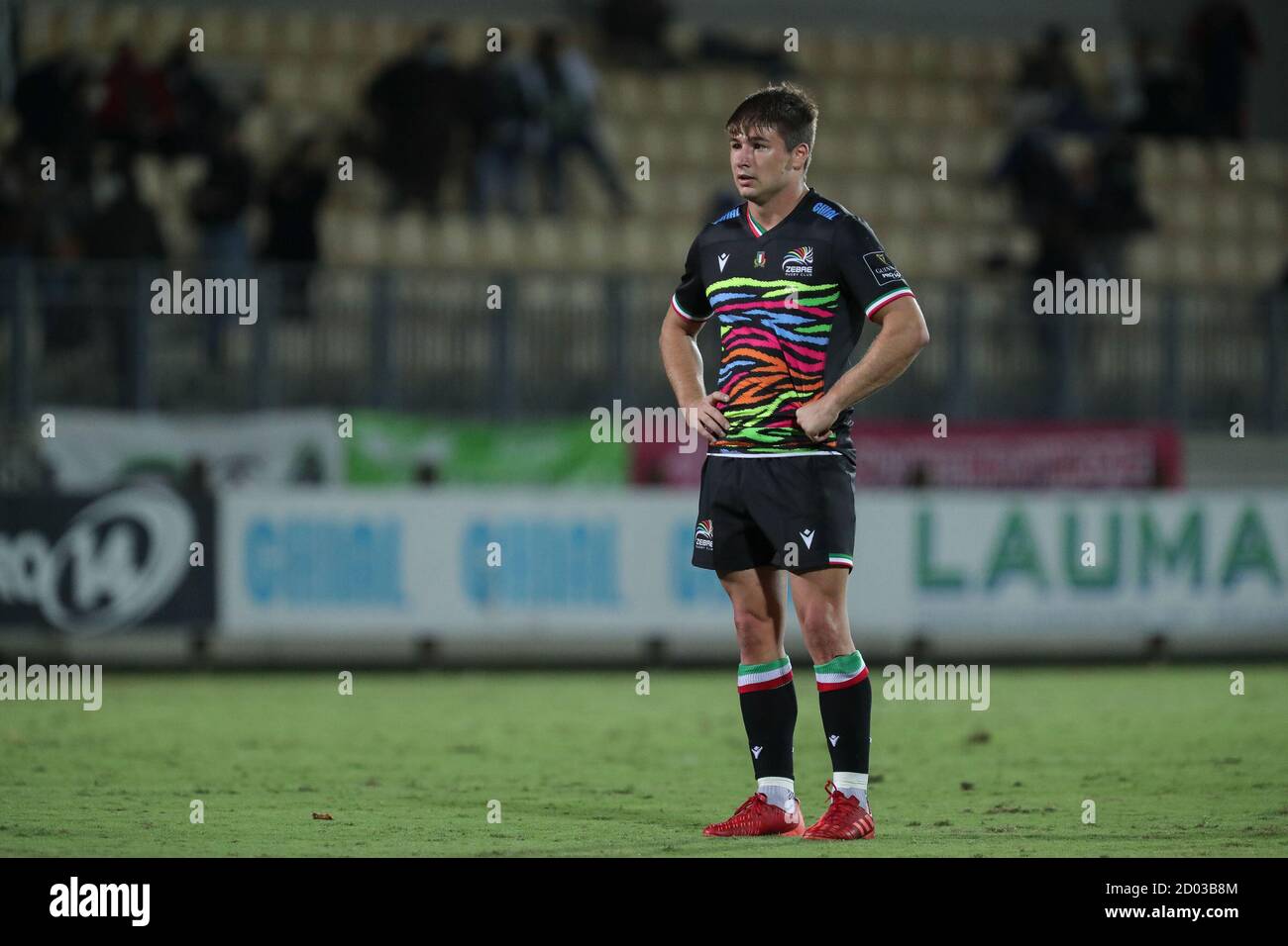 Sergio Lanfranchi Stadium, Parma, Italien, 02 Oct 2020, Antonio Rizzi (Zebre) during Zebre vs Cardiff Blues, Rugby Guinness Pro 14 - Credit: LM/Massimiliano Carnabuci/Alamy Live News Stockfoto