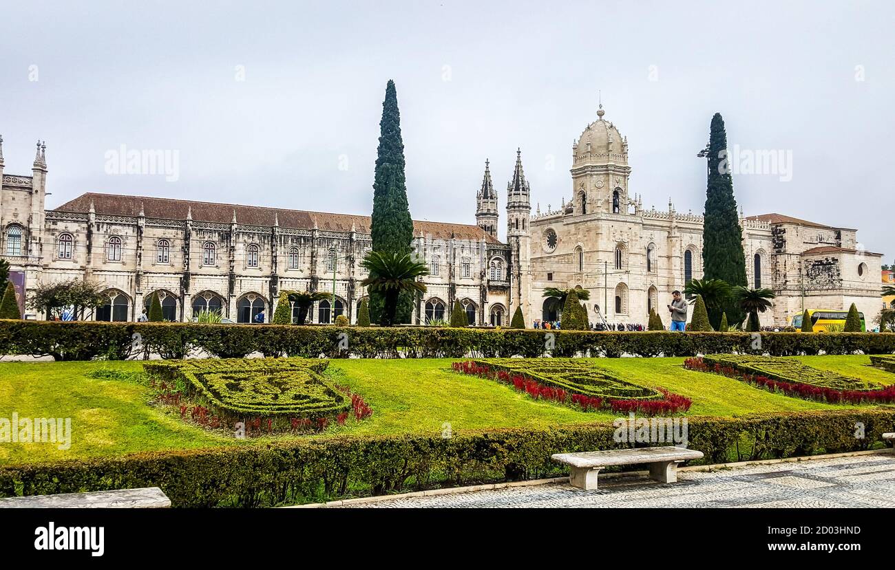 Kloster Hieronymiten (Mosteiro dos Jeronimos). Lissabon, Portugal Stockfoto