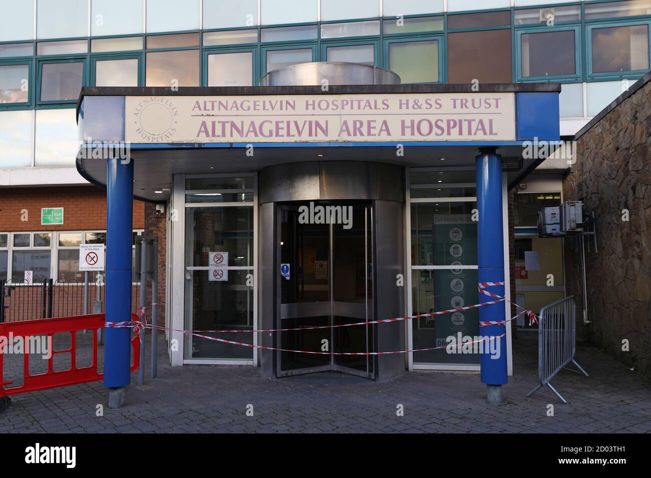 Altnagelvin Area Hospital in Londonderry. Stockfoto