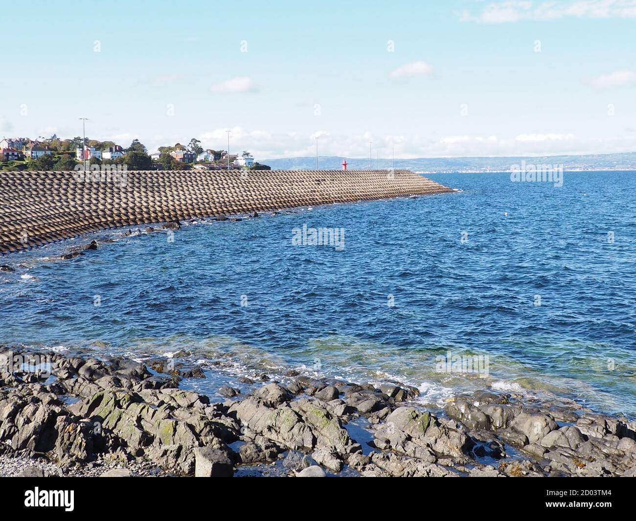 Eisenhower Pier, Bangor, Nordirland, Großbritannien Stockfoto