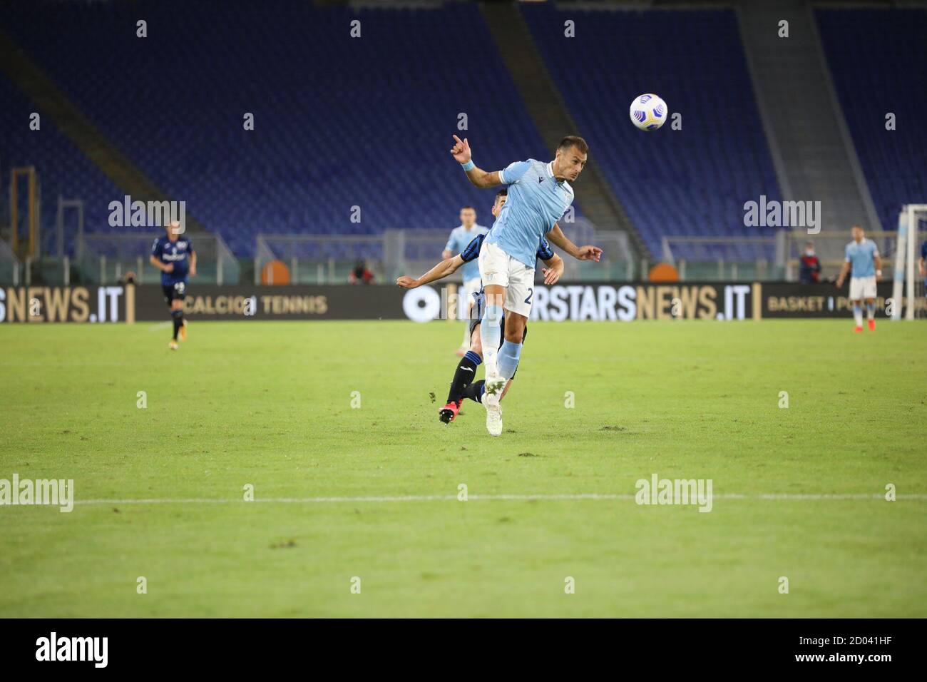 Rom, Italien. September 2020. Im Stadio Olimpico von Rom, Atalanta schlug Lazio 4-1 für das erste Spiel der italienischen Serie A. in diesem Bild Stefan Radu Quelle: Pacific Press Media Production Corp./Alamy Live News Stockfoto