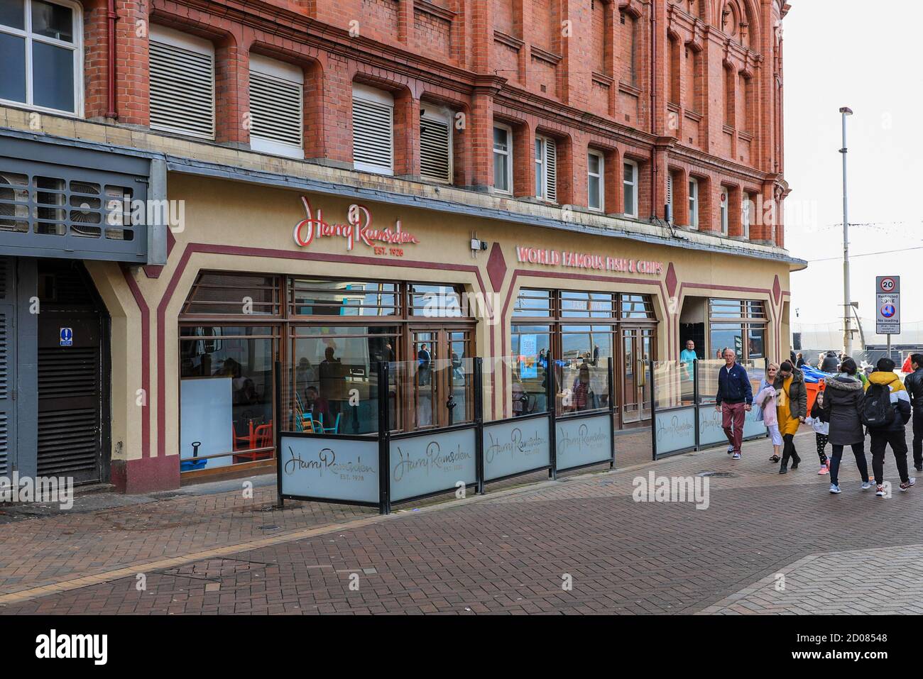 Harry Ramsdens Fish and Chip Shop, Blackpool, Lancashire, England, Großbritannien Stockfoto