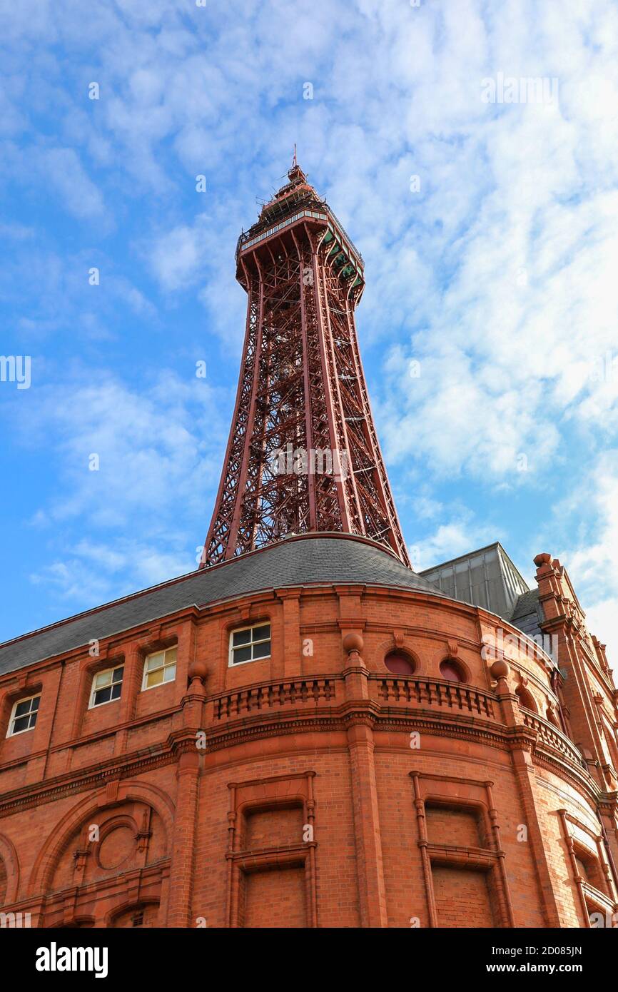 Blackpool Tower, Blackpool, Lancashire, England, Vereinigtes Königreich Stockfoto