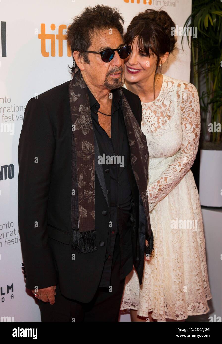 Schauspieler Al Pacino kommt mit seiner Freundin Lucila Sola bei der 3