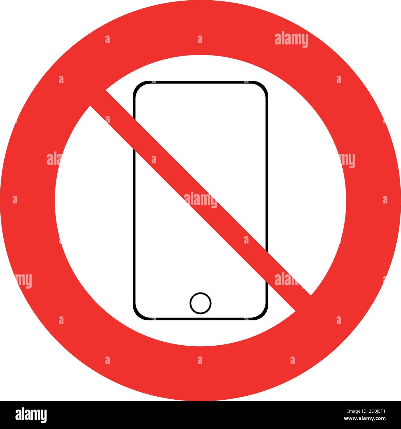 Handy verbot zeichen Stock-Vektorgrafiken kaufen - Seite 2 - Alamy