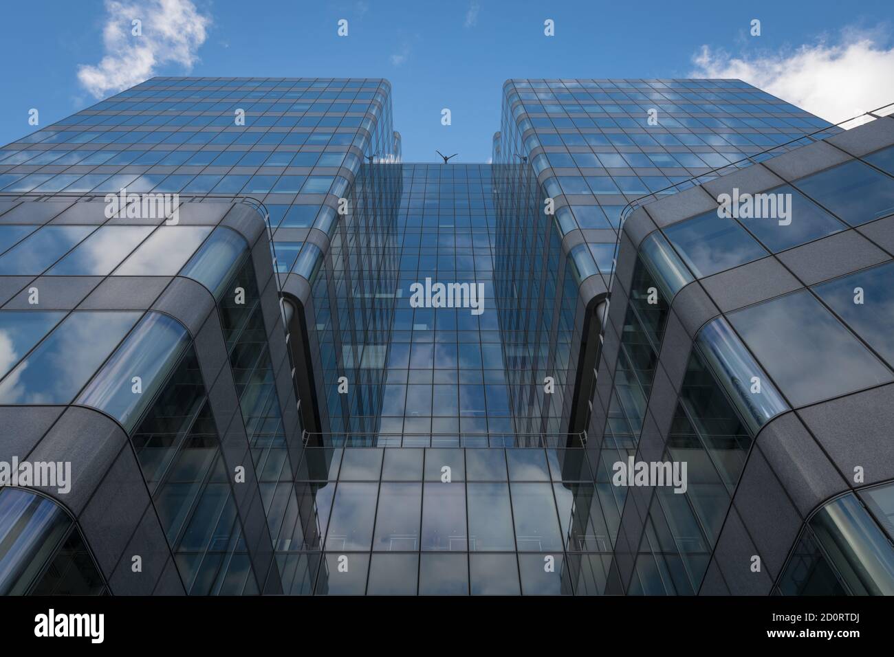 Das Bürogebäude der Financial Conduct Authority in Canary Wharf, London, Großbritannien Stockfoto