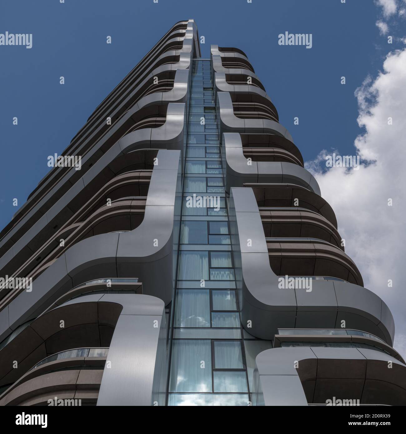 Canaletto Tower luxuriöser Wohnturm zwischen Islington und Shoreditch, London, Großbritannien Stockfoto