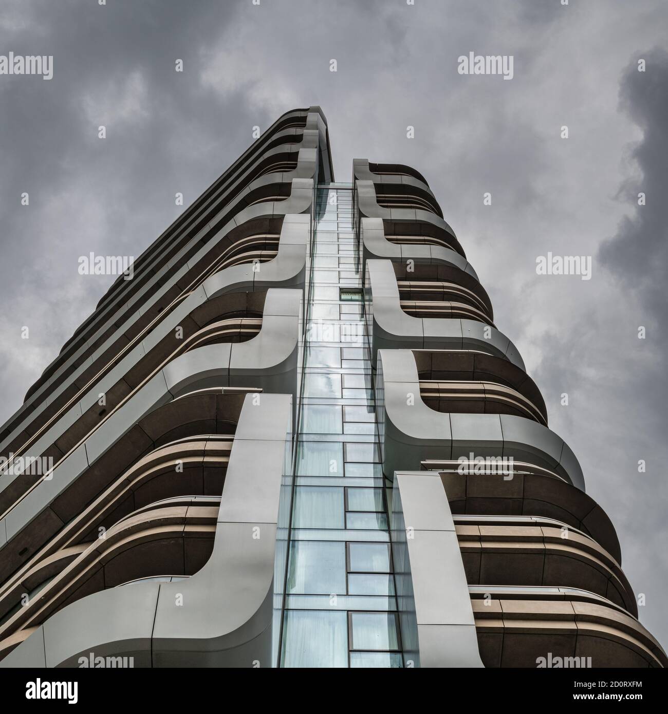 Canaletto Tower luxuriöser Wohnturm zwischen Islington und Shoreditch, London, Großbritannien Stockfoto