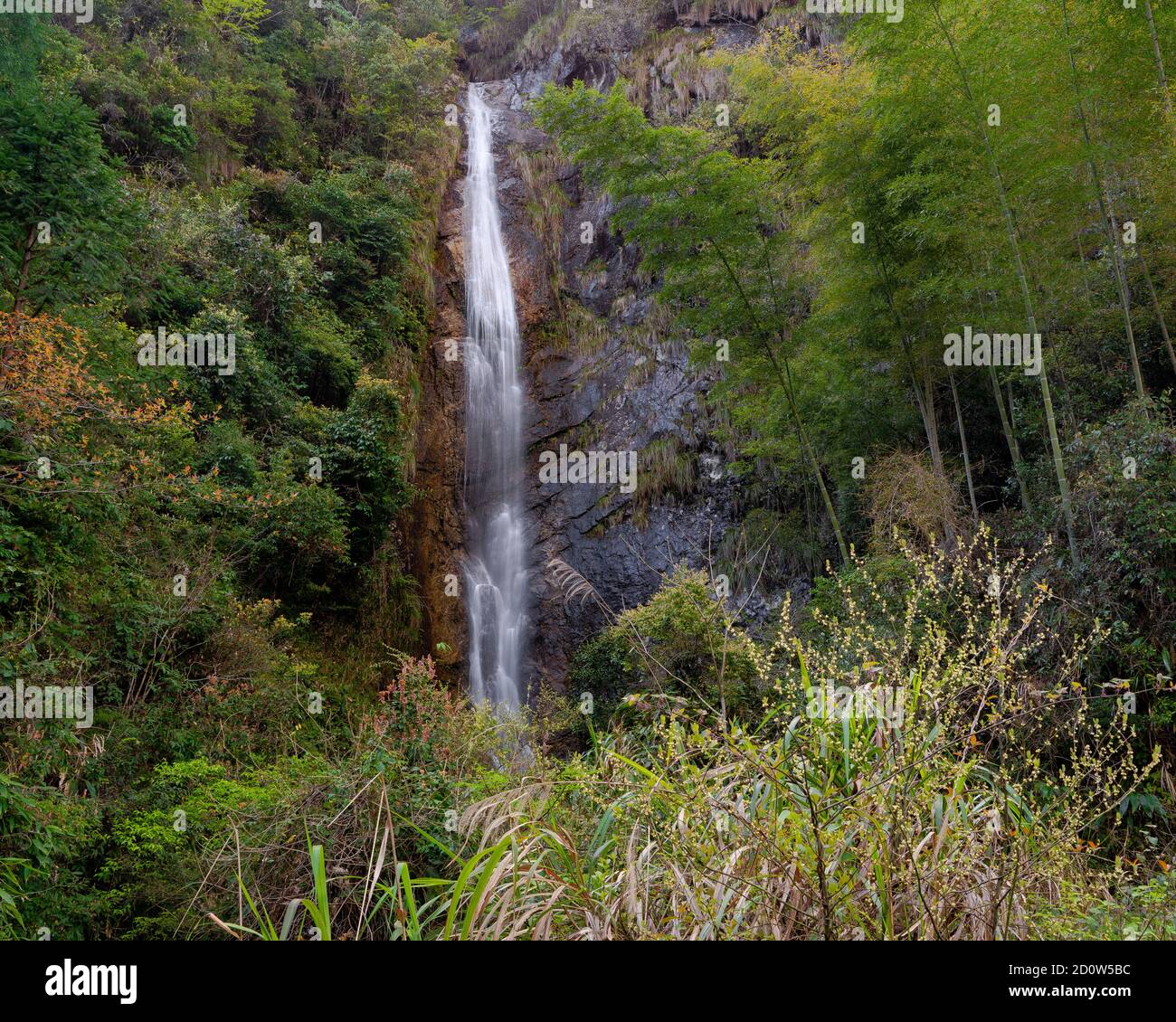 Wasserfall in der Provinz Zhejiang, China Stockfoto