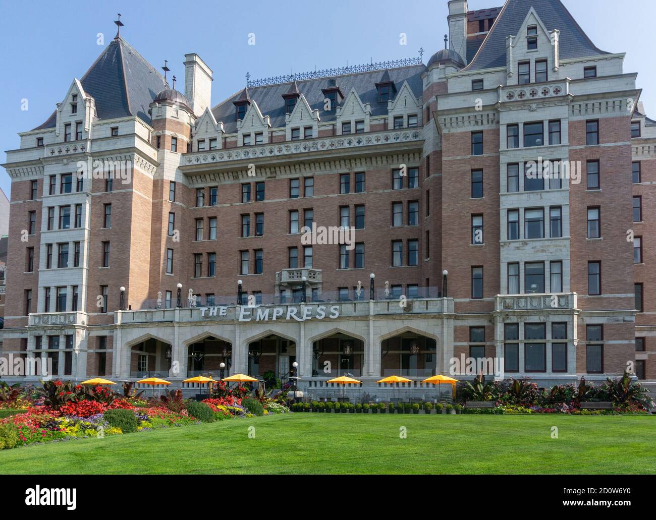 Empress Hotel Victoria BC Stockfoto