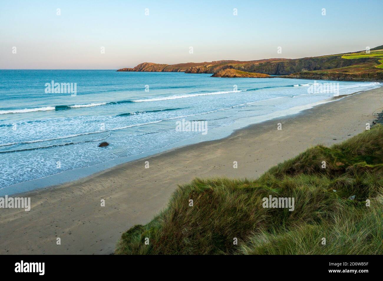 Whitesands Beach auf der Halbinsel St. David, Pembrokeshire Stockfoto