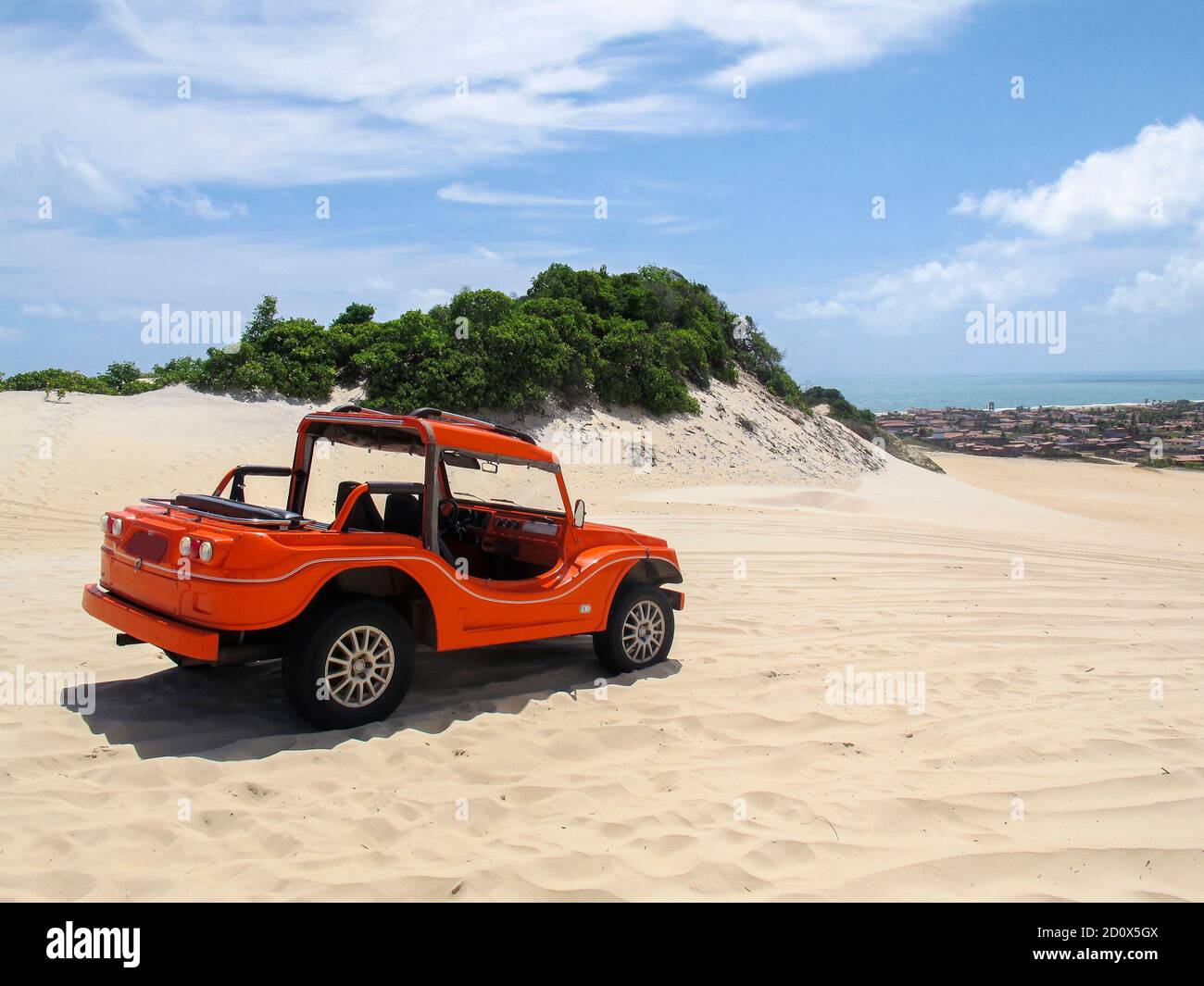 Genipabu Dunes, Touristenziel in Natal, nordöstlichen Brasilien. Stockfoto
