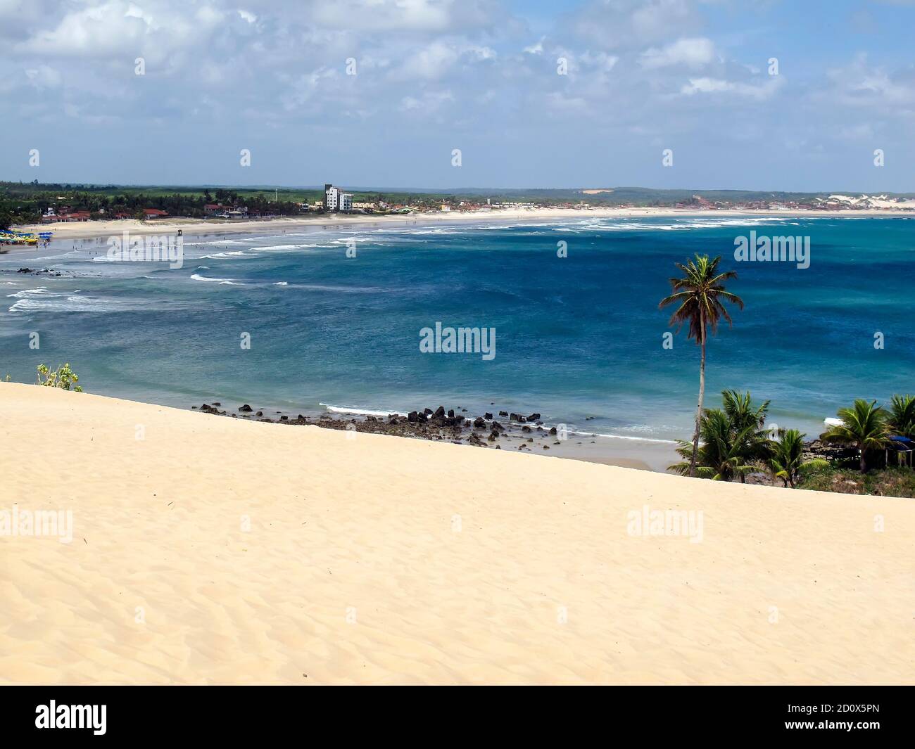 Genipabu Dunes, Touristenziel in Natal, nordöstlichen Brasilien. Stockfoto