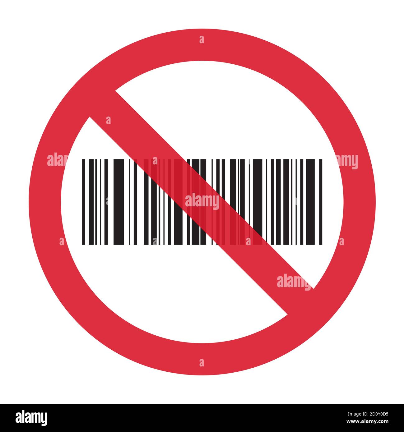 Barcode-Vektor-Symbol. Barcode für Web, App ui Design. Isolierte Abbildung . Stock Vektor