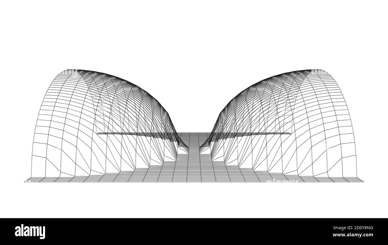 Mathematische Achsenvisualisierung, Formelgleichung, modernes abstraktes Raster, Drahtstruktur, Hintergrund, digitale Technologie Science Concept 3D Rendering Stockfoto