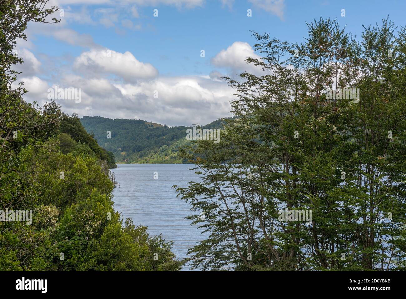 Tinquilco See im Huerquehue Nationalpark, Pucon, Chile Stockfoto