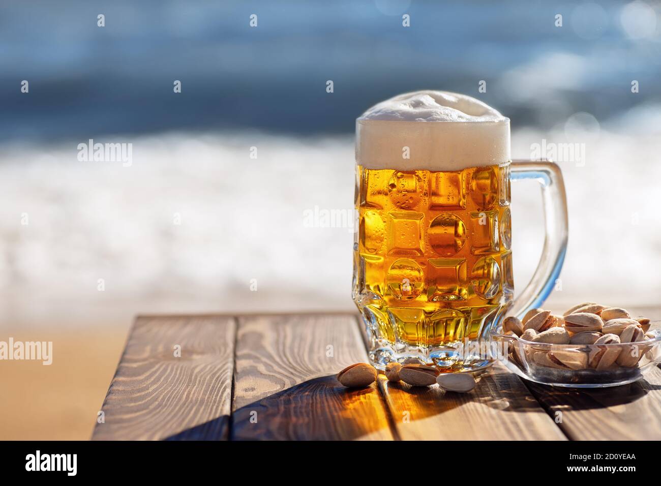Krug Bier Stockfoto
