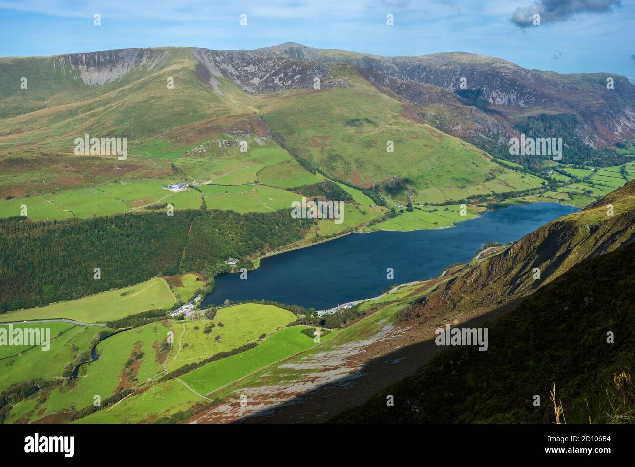 Tal-y-Llyn See in der Mitte von Wales unterhalb des Cader Idris Berges Stockfoto