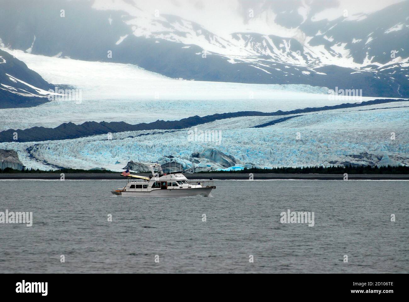 Fischerboot in der Nähe von Seward, Alaska Stockfoto