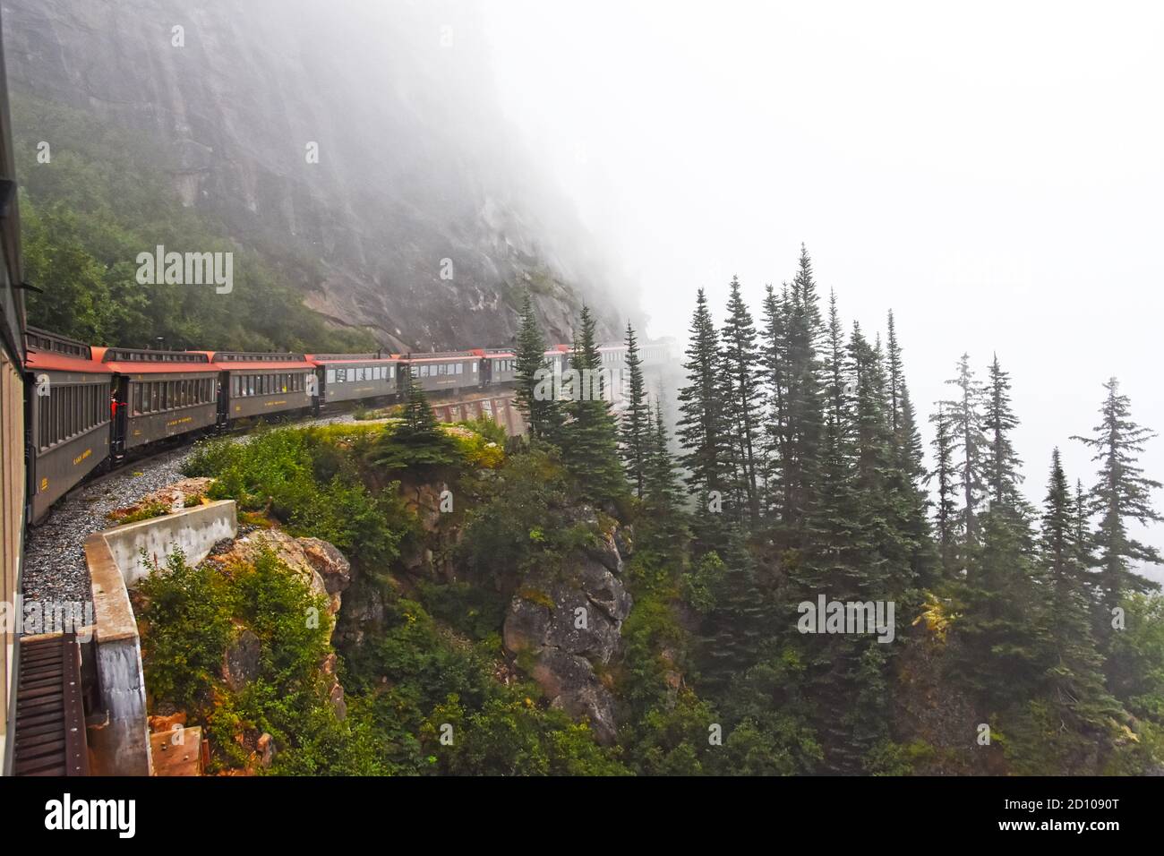 Zug - White Pass Yukon Stockfoto