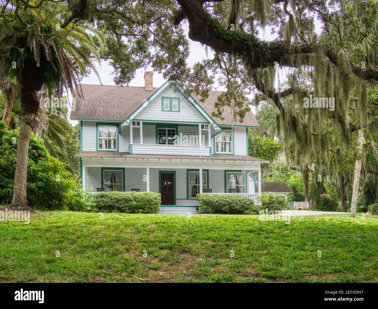 Guptill House am historischen spanischen Punkt in Osprey Florida in Die Vereinigten Staaten Stockfoto