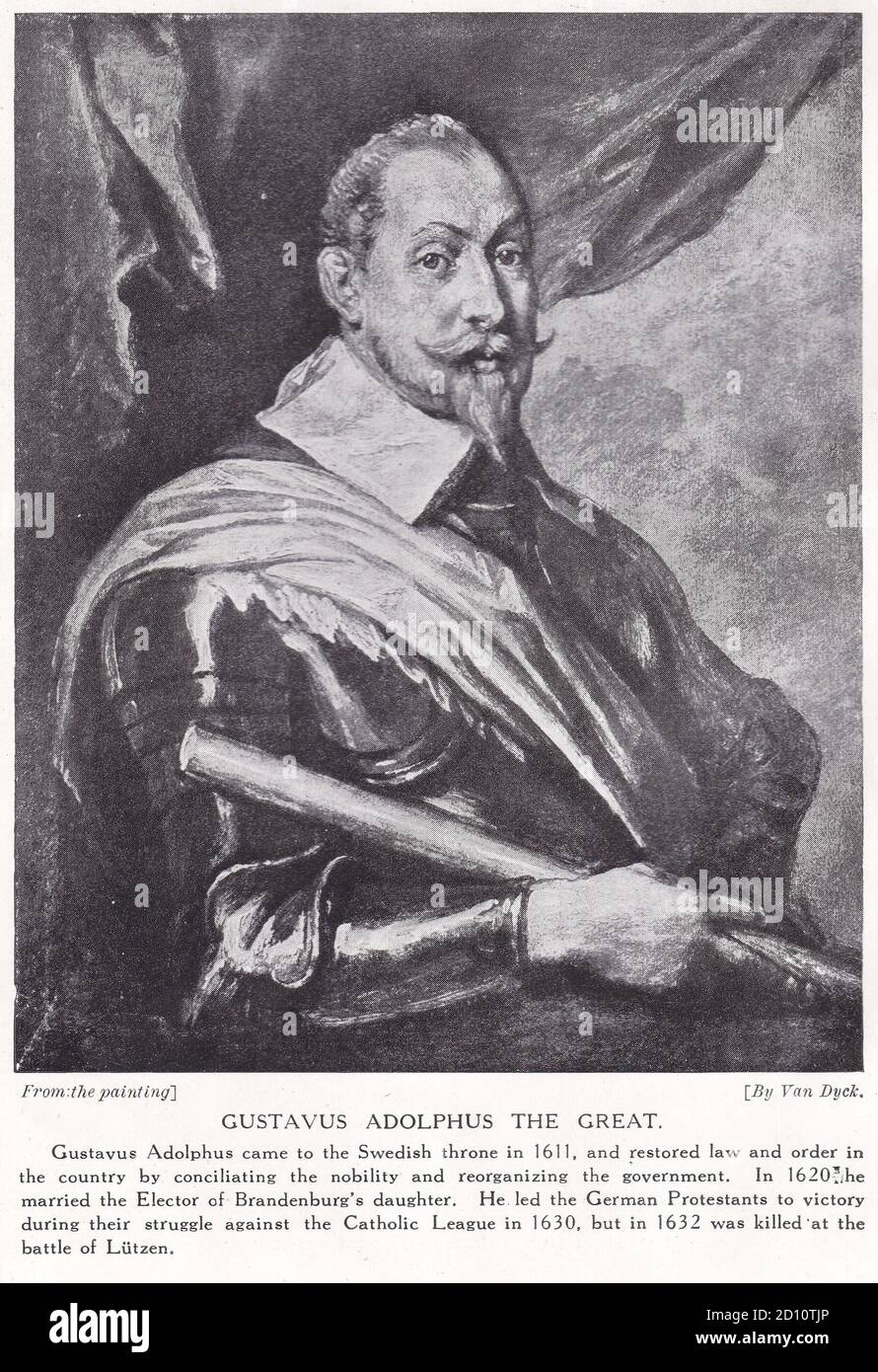 Gustavus Adolphus Der Große 1594 - 1632 Stockfoto