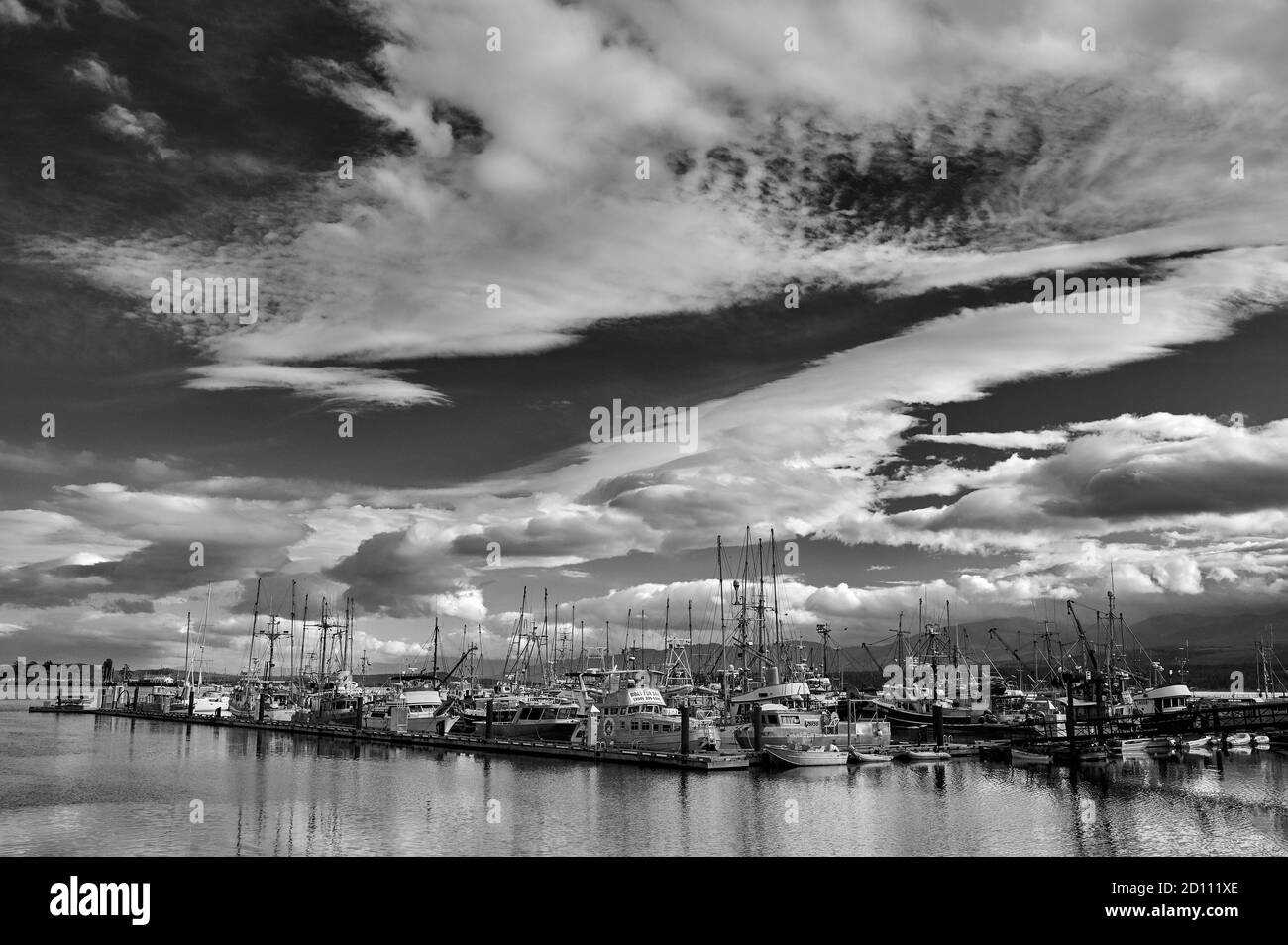 Comox Marina, Comox, Vancouver Island, British Columbia, Kanada Stockfoto