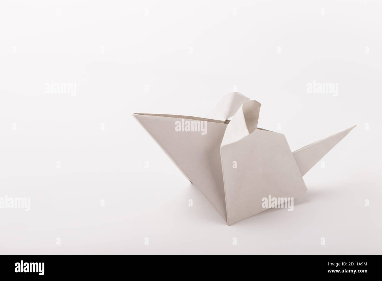 Chinesischer Tierkreis Symbol von 2020. Origami Papier Tier Stockfoto