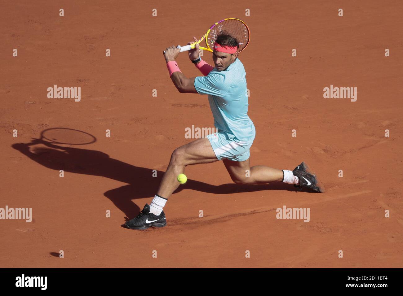 RAFAEL NADAL (ESP) während des Roland Garros 2020, Grand Slam Tennisturniers, am 4. Oktober 2020 im Roland Garros Stadion in Paris, Frankreich - Foto S Stockfoto
