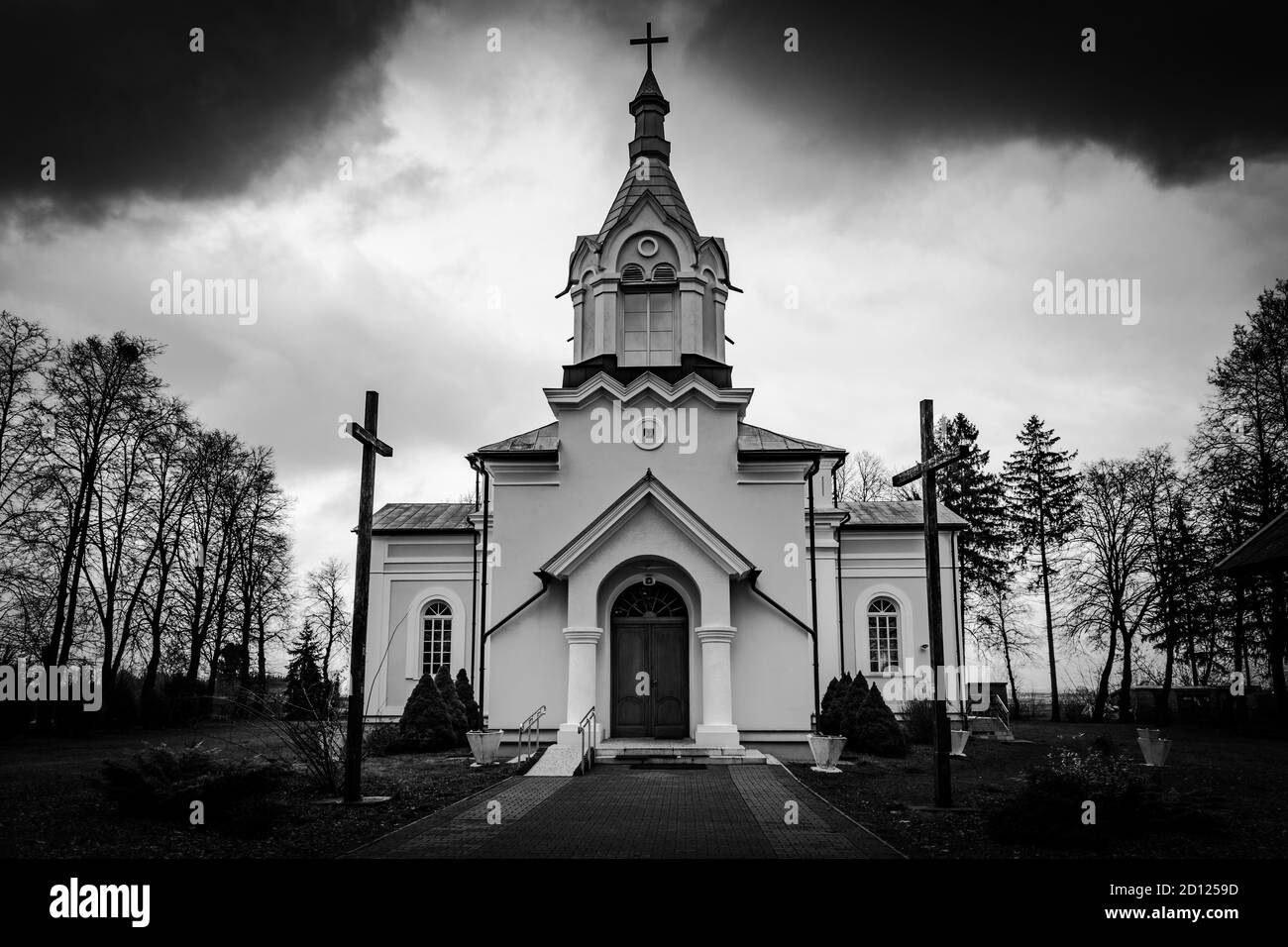 Römisch-katholische Kirche in Czerniczyn Lublin Woiwodschaft. Polen Stockfoto