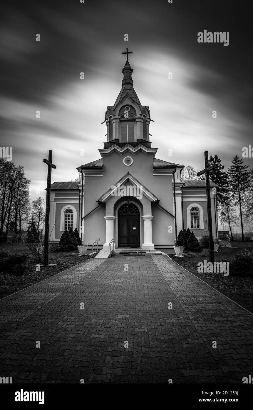Römisch-katholische Kirche in Czerniczyn Lublin Woiwodschaft. Polen Stockfoto