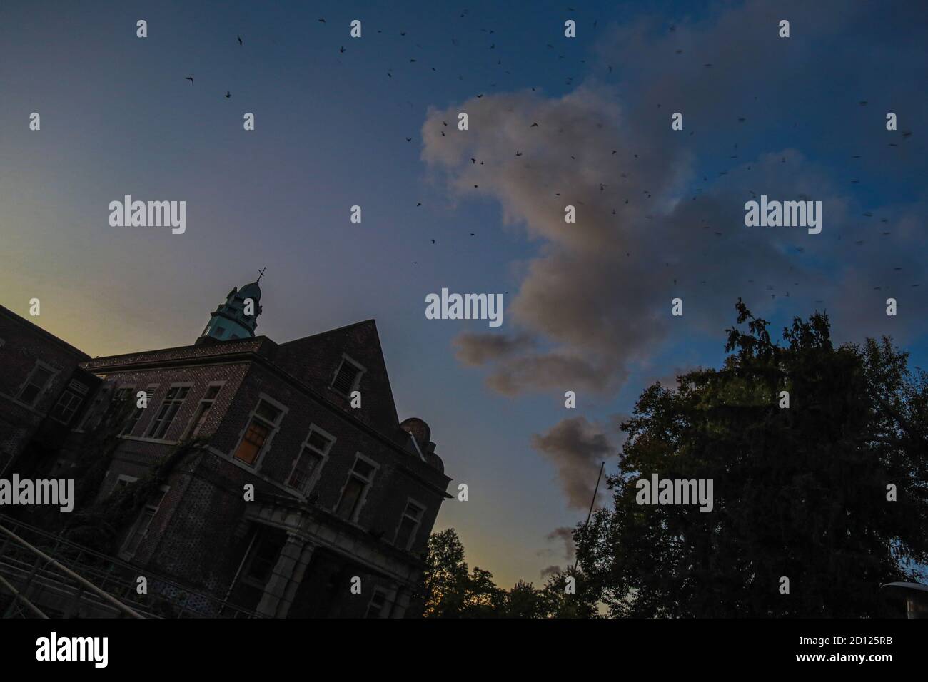 Die Haunted Pennhurst School- die auch als Pennhurst Asylum bekannt ist, wegen seiner beklagenswerten, unterbesetzt, & überfüllten Bedingungen Stockfoto