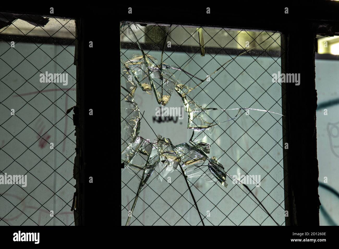 Die Haunted Pennhurst School- die auch als Pennhurst Asylum bekannt ist, wegen seiner beklagenswerten, unterbesetzt, & überfüllten Bedingungen Stockfoto