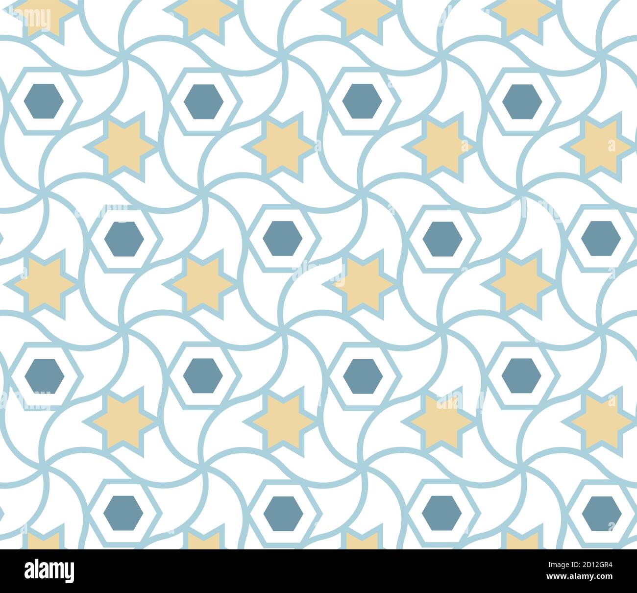 Geometrisches islamisches Muster. Farbe geometrische islamische Vektor-Muster für Tuch, Textil, Verpackung, Tapete Stock Vektor