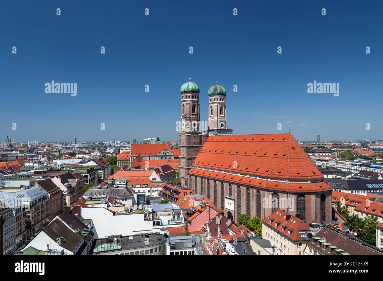 Geographie / Reisen, Deutschland, Bayern, München, vom Rathausturm in der Frauenkirche (Our-Kirche, Additional-Rights-Clearance-Info-not-available Stockfoto